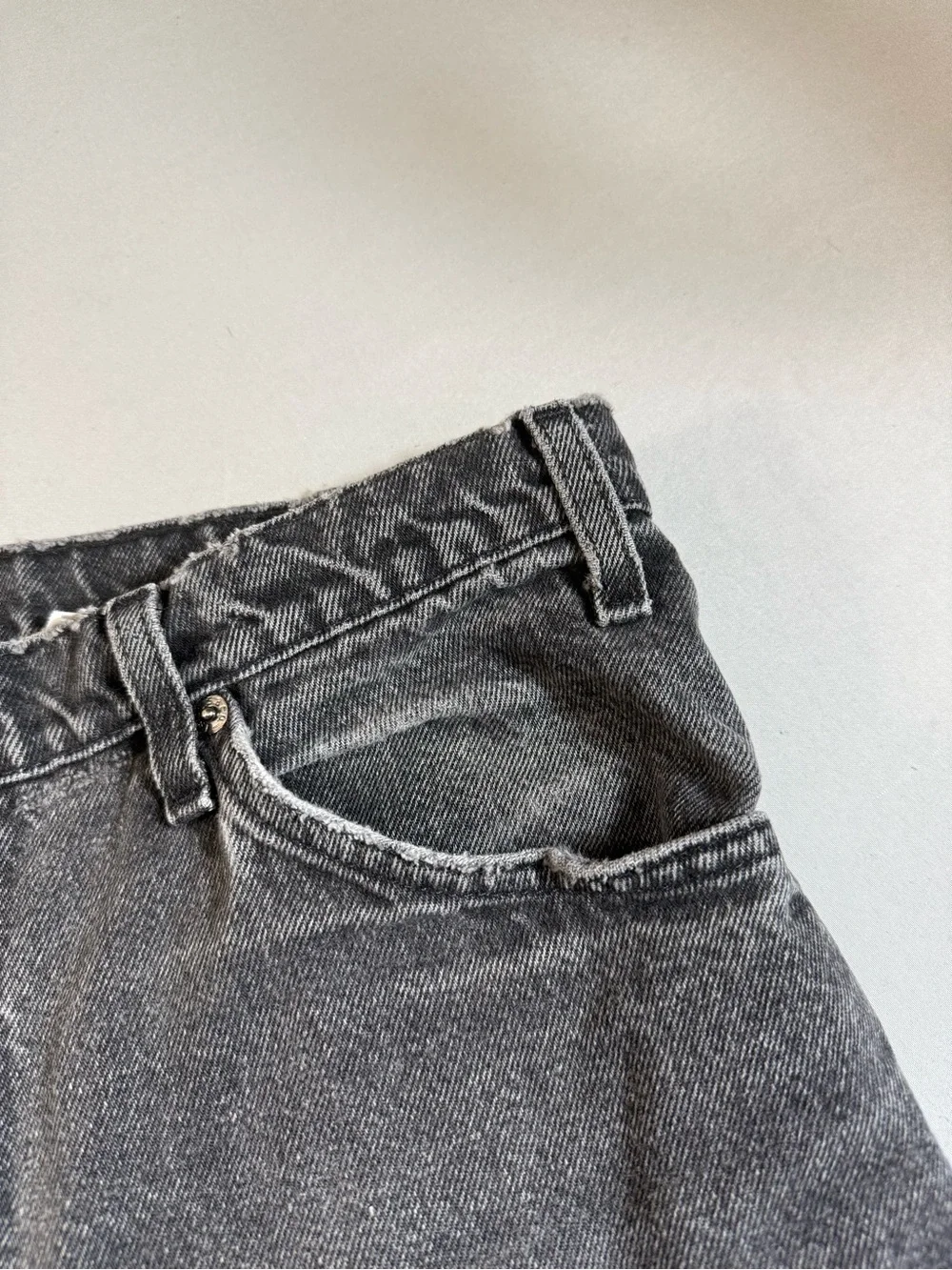 VTG Levi’s 550 Orange Tab‎ USA Faded Black Jeans 34x36 fit 32x34 Grunge